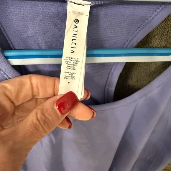 Athleta Lavender Workout Tank - Picture 3 of 4
